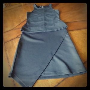 BUTTERFLIES AND ZEBRAS 2 PIECE SKIRT AND TOP